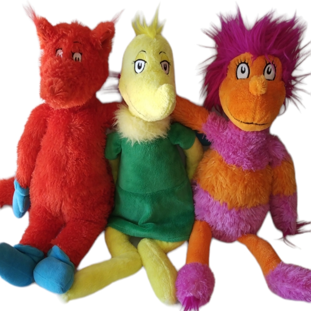 3 Kohl's Cares for Kids Dr. Seuss plushies